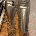 Abercrombie & Fitch Curve Love Vegan Leather 90s Relaxed Pant Photo 0