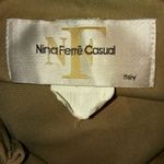 Nina Ferre S Taupe Creme Halter Dress Gray Photo 4