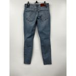 Lucky Brand Jeans Women's Distressed Ankle Skinny Stretch Solid Blue Size 10 New Photo 5