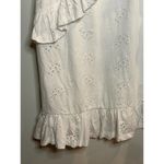 ASOS White Lace Cut-out Ruffle Tiered Mini Dress Size 12 Photo 92