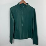 Zyia  Active Athletic Jacket‎ XXL Green 1/2 Zip Pocket Long Sleeve Top Photo 10