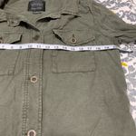 Sanctuary  Green Lyocell Button Down Blouse EUC L Photo 1