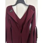 Lulus Lulu’s Burgundy Bell Sleeve Bodycon Dress Size Small Velvet Whimsigoth Romantic Photo 4