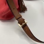 Michael Kors  Purse Marina Tie Canvas Drawstring Bucket Bag Tote Crossbody Strap Photo 3