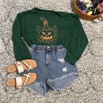 Romwe Jack-o’-lantern Sweater Size L Photo 0