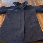 J.Crew Stadium Cloth by Nello Gori Wool Coat Navy Size 6 GUC Photo 0