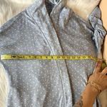 Jaclyn Intimates  Blue With White Polka Dot MIDI Robe Size Small Photo 10