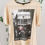 Disney VINTAGE  Light Yellow Graphic Tee Photo 0