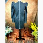 ZARA Trafaluc Denimwear Plunging Zippered Dress Black S Photo 8