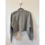 Aritzia tna Cozy Crewneck Cropped Sweatshirt Size XL Gray Photo 2