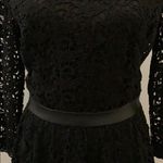 Joie  black lace dress medium M excellent LBD Versatile RARE HTF GORGEOUS Photo 3