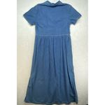 Studio West Vintage Studio Wear Button-Up Medium Wash Denim Maxi Dress Size Medium Photo 7