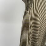 J. Jill Long Sleeve Striped Dress Size‎ Small Olive Green Black Ribbed Photo 6