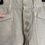 Sundance  Rivera linen blend straight leg pants elastic back size 6 F12 Photo 4