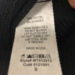 Marvenie angel flutter sleeve burnout flared top women's size M Medium Black Photo 4