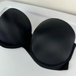 PINK - Victoria's Secret PINK Victoria’s Secret Strapless Push Up Bra Sz 34DD Black Photo 3