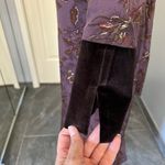 re:named ‎ Plum Velvet Trimmed Belted Robe Photo 3