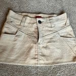 Massimo Dutti Massimo Tan Corduroy Mini Skirt Photo 0