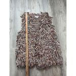 Anthropologie Hand Knit by Dollie Sherbet Loop Knit Vest Size M/L Photo 7