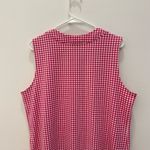 Sailor Sailor Pink & White Gingham Sleeveless V Photo 4