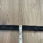 Talbots Vintage  Black Braided Leather Belt Size XXL Photo 6