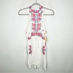 Anthropologie  Raga Mariah Embroidered Halter Neck Romper NWT in Small Photo 1