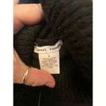 Sweet Romeo Nordstrom Small Ribbed Turtleneck Sweater Black Tunic Women Stretchy Photo 1