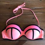 Arizona Jeans Arizona neon colorblock padded bikini swim top Jr size Large Photo 1