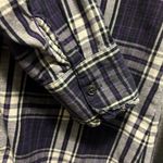 Lauren Ralph Lauren Jeans Co Women Large Purple Plaid Button Down Shirt Photo 3