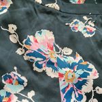 Anthropologie NWT Elevenses ‘Tansy’ ruffle floral silky wide leg pants, size 10 Photo 5