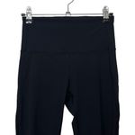Lululemon Fresh Mesh Crop Leggings Black Women’s Size 4 19in Breathable Stretch Photo 3
