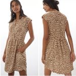 Pilcro Anthropologie  Leopard Print Sleeveless Dress Size Xsmall Photo 7