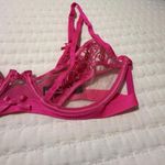For Love & Lemons Hot Pink Soutache Swirl Embroidered Strappy Bra Sz M Medium Photo 12