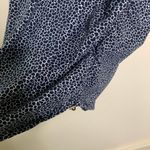 Michael Michael Kors Blue Giraffe Print T Shirt Dress Ruched Side Sz XL Photo 6