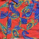 PATRON CITO USA PAISLEY WESTERN PEARL SNAP CROP TOP BUTTON UP Purple Size undefined Photo 3