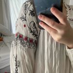 Free People  Rock it Tonight Embroidered Peasant Boho Blouse Photo 4