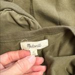 Madewell  Supima® Cotton Green Bubble-Sleeve Tee Shirt Top Blouse Medium Photo 3