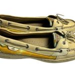 Sperry Top Sliders Beige with Yellow Size Women’s 10M Photo 0