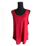 Nike Dri-fit NWT red lightweight jersey layered strappy loose tank top Photo 1