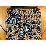 CeCe   Printed Pants elastic drawstring waist wide leg size medium (0370) Photo 5