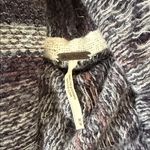 Free People Fringe Cowl Neck Knit Boho Poncho Size Medium Photo 1