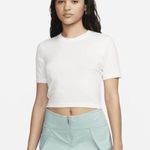 Nike Essential Crop T-Shirt White Size XL FQ6225-133 Photo 0