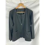 Vera Bradley Zip Up Black Lightweight Jacket Size Medium Photo 1