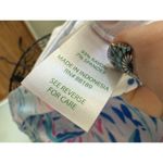 Lilly Pulitzer  UPF 50+ Sadie Polo Dress Crew Blue Kaleidoscope Coral Size Large Photo 5