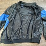 Vintage Duckster Windbreaker Jacket Hidden Hood Size Large Retro White Photo 10