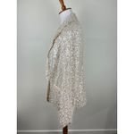 MABLE Sparkly Embellished Pearl Sequin Double Breasted Blazer Jacket Size M White Size M Photo 15