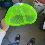 Neon Green 'Mom Squad' Trucker Hat Photo 1