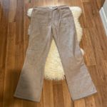 Escada Vintage Tan Wide Leg Corduroys EUC Sz 34 Cotton Stretchy Heart Pockets Photo 24