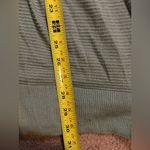 Gap Green Cardigan Horizontal Ribbed 100% Cotton Long Sleeve Medium Tall EUC Photo 5