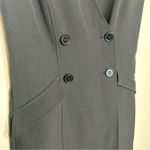 Naked Cashmere Black Sleeveless Double Button Dress Pockets Women Size Large NWT Photo 3